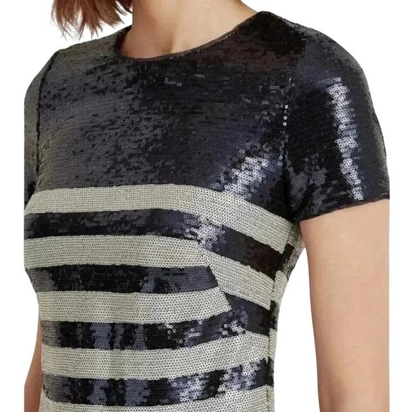 Lauren Ralph Lauren Sequined Cocktail Dress - Picture 6 of 8